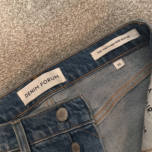 DENIM FORUM YOKO HIGH RISE SLIM SIZE 28L - Picture 2 of 2